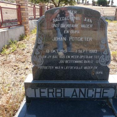 TERBLANCHE Johan Potgieter 1919-1983