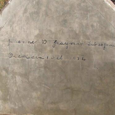 ZAAYMAN Johannes D. 1895-1924