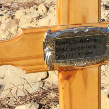 ADAMS Donald 1953-2011