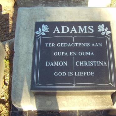 ADAMS Damon &amp; Christina