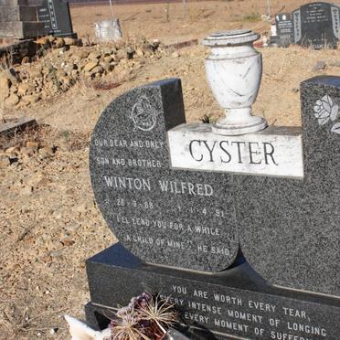 CYSTER Winton Wilfred 1958-1991
