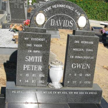 DAVIDS Smith Peter 1916-1993 &amp; Gwen 1921-1996