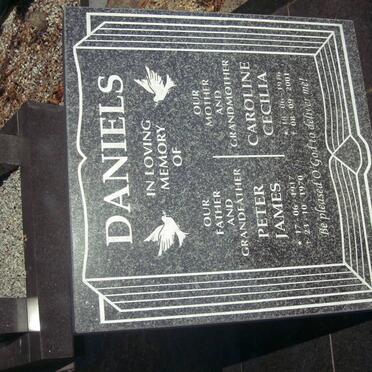 DANIELS Peter James 1917-1970 &amp; Caroline Cecilia 1916-2001