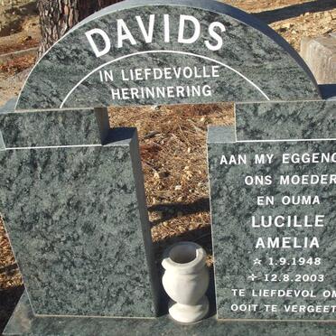 DAVIDS Lucille Amelia 1948-2003