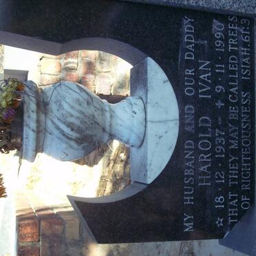 GOSHAI Harold Ivan 1937-1990