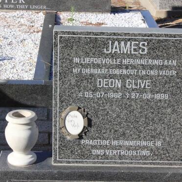 JAMES Deon Clive 1962-1999