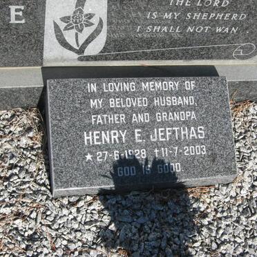 JEFTHAS Henry E. 1928-2003