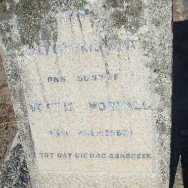 MORRALL Bettie nee MALHERBE