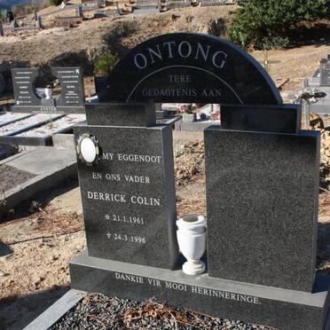 ONTONG Derrick Colin 1961-1996