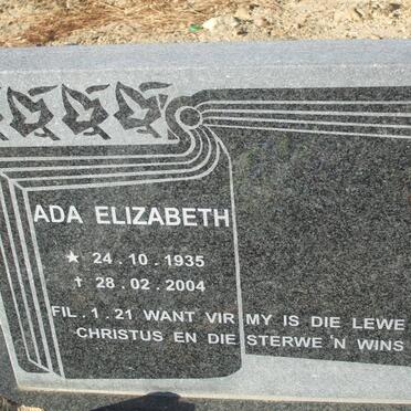 ? Ada Elizabeth 1935-2004