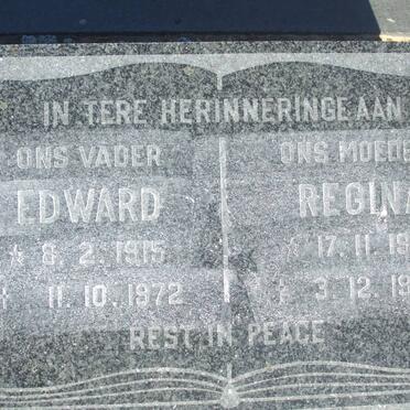? Edward 1915-1972 &amp; Regina 1916-1990