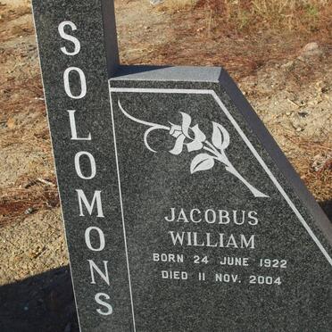 SOLOMONS Jacobus William 1922-2004