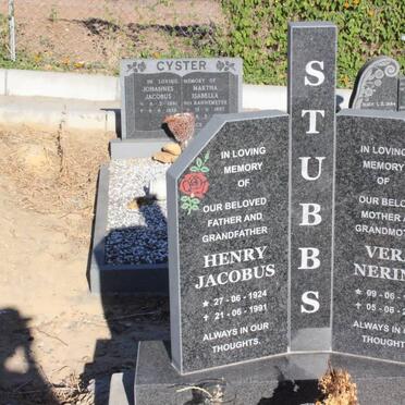 STUBBS Henry Jacobus 1924-1991 &amp; Vera Nerina 1925-2004