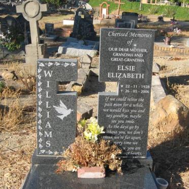 WILLIAMS Elsie Elizabeth 1928-2006