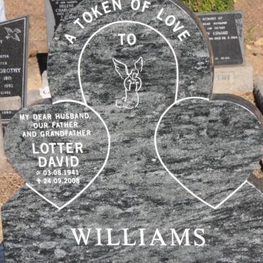 WILLIAMS Lotter David 1941-2008