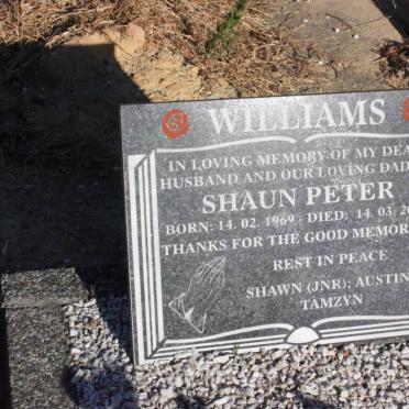 WILLIAMS Shaun Peter 1969-2002