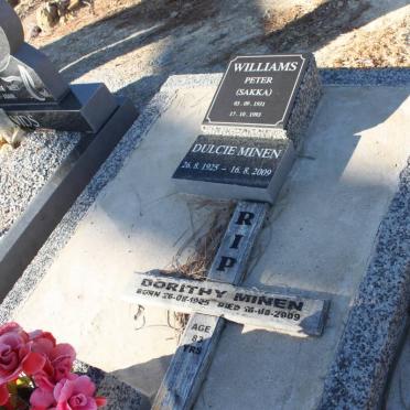 WILLIAMS Peter 1931-1993 :: MINEN Dulcie 1925-2009 :: MINEN Dorithy 1925-2009
