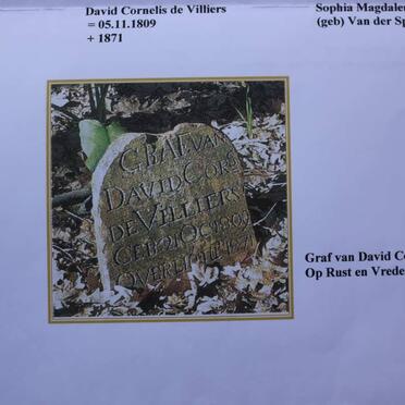 VILLIERS David Cornelis, de 1809-1871