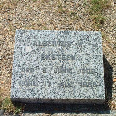 EKSTEEN Albertus W. 1900-1988