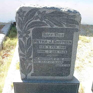 EKSTEEN Retha J. 1910-1929