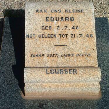 LOUBSER Eduard 1946-1946
