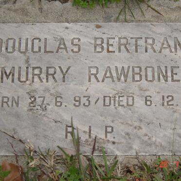 RAWBONE Douglas Bertram Murry 1893-1972