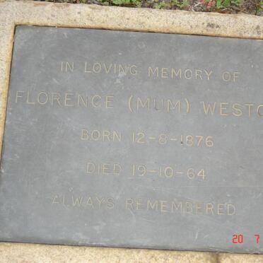 WESTON Florence 1876-1964