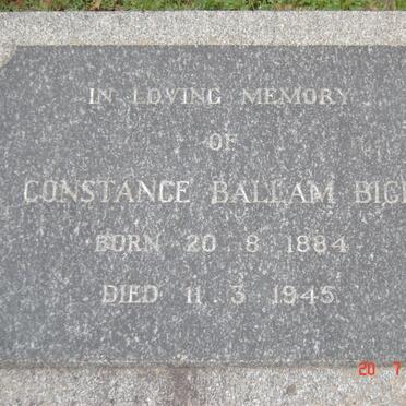 BICK Constance Ballam 1884-1945