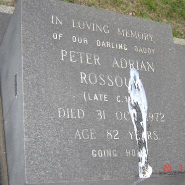 ROSSOUW Peter Adrian -1972
