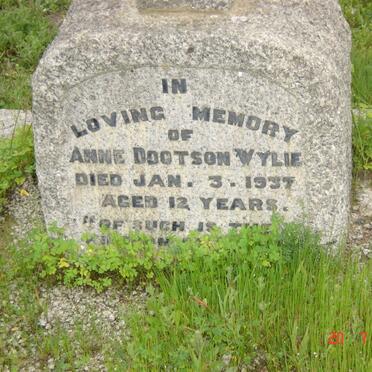 WYLIE Anna Dootson -1937