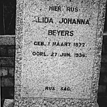 BEYERS Alida Johanna 1877-1956