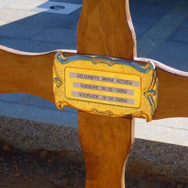 KOTZÉ Elizabeth Maria 1938-2008