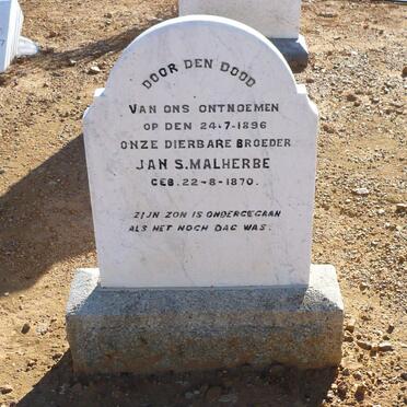 MALHERBE Jan S. 1870-1896