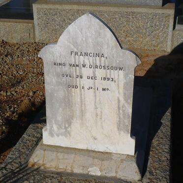 ROSSOUW Francina -1893