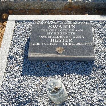 SWARTS Hester 1929-2002