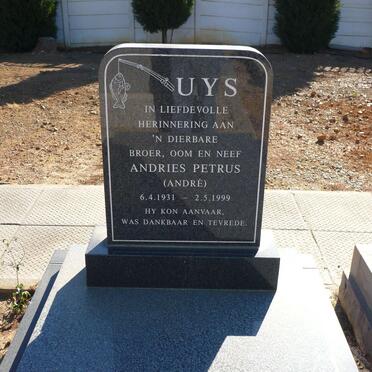 UYS Andries Petrus 1931-1999