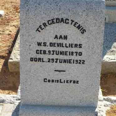 VILLIERS W.S., de 1870-1922