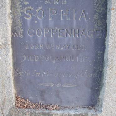 COPPENHAGEN Sophia, van 1880-1892