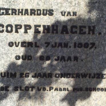 COPPENHAGEN Gerhardus, van -?? 