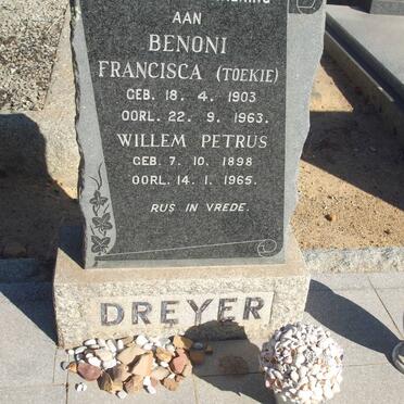 DREYER Willem Petrus 1898-1965 &amp; Benoni Francisca 1903-1963