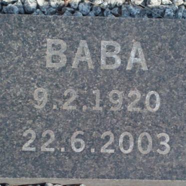 DEMPERS Baba 1920-2003