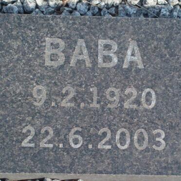 DEMPERS Baba 1920-2003