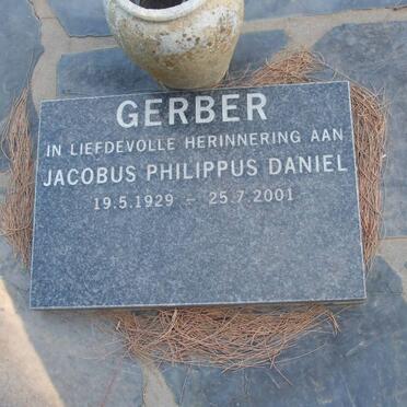 GERBER Jacobus Philippus Daniel 1929-2001