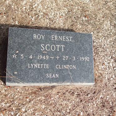 SCOTT Roy Ernest 1949-1992