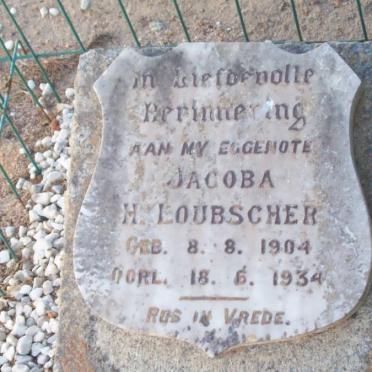 LOUBSCHER Jacoba H. 1904-1934
