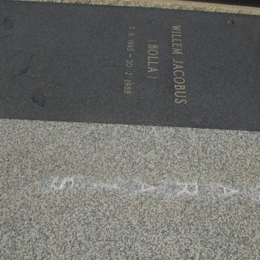 MARAIS Willem Jacobus 1945-1988 