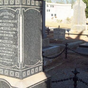 MULLER Johannes Carel Hugo -1922 &amp; Johanna Magdalena JOUBERT -1921