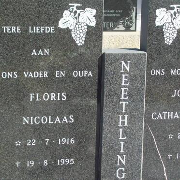 NEETHLING Floris Nicolaas 1916-1995 &amp; Johanna Catharina  1916-1996