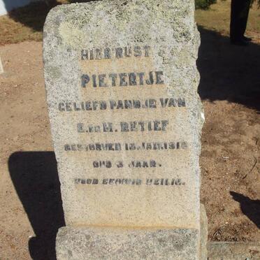 RETIEF Pietertje -1918