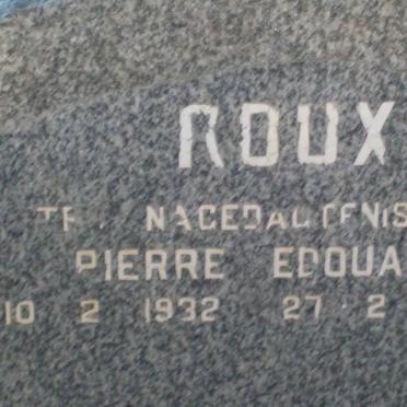 ROUX Pierre Edouard 1932-1990